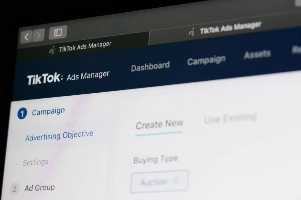TikTok Ads Manager Dashboard